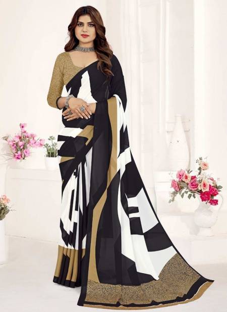 Gray Colour Avantika Ruchi New Latest Designer Fancy Daily Wear Georgette Saree Collection 16702 C